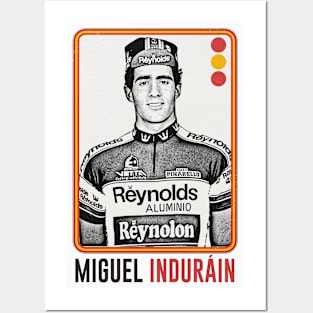 Miguel Induráin ---- Retro Style Original Design Posters and Art